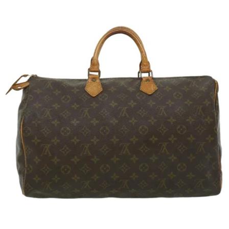 Louis Vuitton Vintage Pre-owned Canvas handbags brun, Dam Vintage Väskor, Dam, Storlek: ONE SIZE