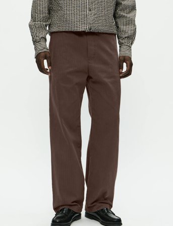 WOOD WOOD Wwlax Trousers 25189 - Brown - M