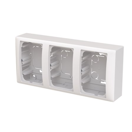 ABB Saga 1723S100H48-916 Forhøyningsramme 1 rom, 85 mm bredde, Strømbrytere & vegguttak