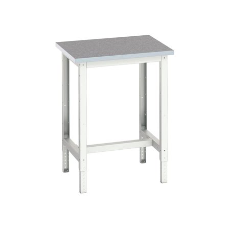 Basic adjustable workbench BOTT , 700x600 mm, lino