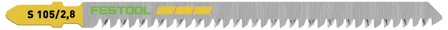 Festool WOOD STRAIGHT CUT S 105/2,8/5 Sticksågsblad 5-pack, Maskintillbehör & förbrukning