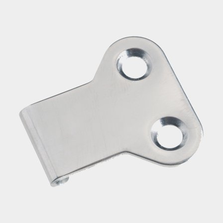 Latch fitting for cam latch Roca 415R, 34 mm x 32mm / 18 mm, reversed, acid-resistant stainless steel AISI 316