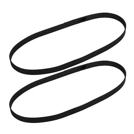 2 stk. Drivrem Gummi Pladespiller Rem Transmission Rem 627mm x 5mm x 0.6mm