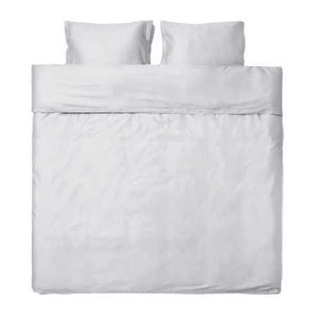 Åhléns Home Bäddset SATIN 220x210 cm Sängkläder Grå ONESIZE