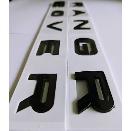 Kirjaimet Range Rover -embleemille Ranger kiiltävä musta