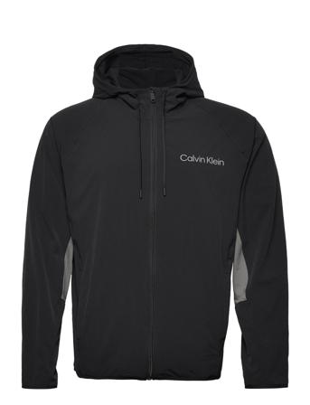 Wo - Windjacket Outerwear Sport Jackets Svart Calvin Klein Performance