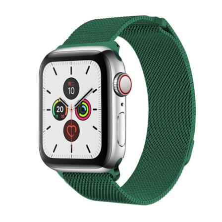 Klockarmband Apple Watch 1/2/3/4/5/6/se Armband Milanese 42/44 - Grön