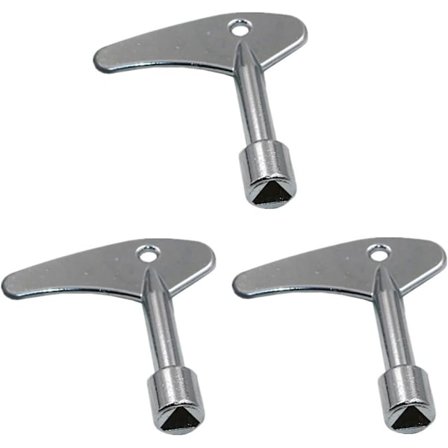 3 stk. Indre Trekant Nøgle Metal Trekant Nøgle Målerboks Nøgle Gasboks Nøgle til Gas Vand El Målerboks Skab