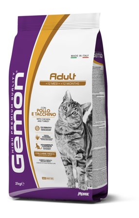 Gemon Cat Adult Pollo e Tacchino Cibo Secco Per Gatti Adulti