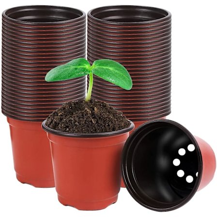 100 st 10 cm plastväxter plantskola kruka, krukor plantor blomma växtbehållare fröstartkrukor för plantor, stickling