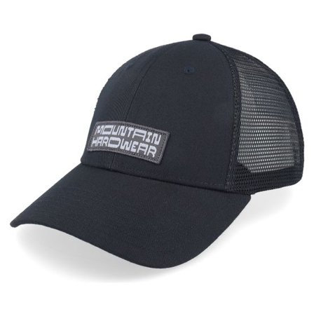 Mountain Hardwear - Svart trucker Keps - Typography Hat Black Trucker @ Hatstore