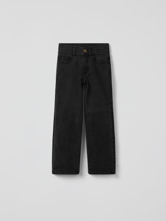 SALLY-Jeans Wide fit - 128 - kinderbekleidung - black - Polarn O. Pyret