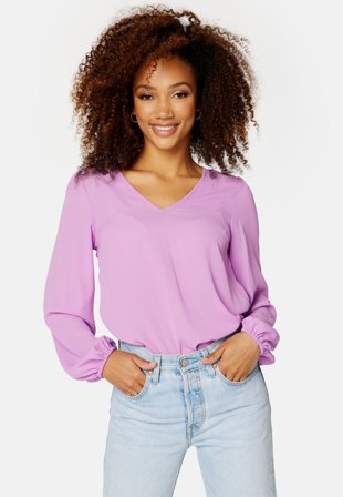 BUBBLEROOM Lexine blouse Lavender Klær