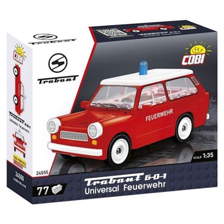 Leg og legetøj - COBI - Trabant 601 Universel - 77 komponenter - 1/35 - Blandede 6 år+