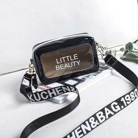 Axelväska Messenger Bag SVART