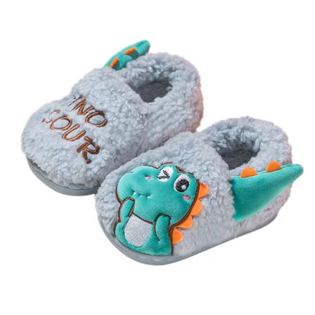 Unisex Slip On Vinter Sko Flat Plysch Tofflor