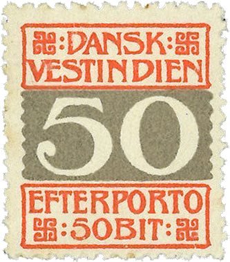 Dansk Vestindien - AFA 8B - Postfrisk