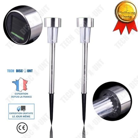 TD Utomhussolljussensor Belysning Trädgårdslykta LED Energibesparande Uppfartsväg Ogräs Rostfritt stål