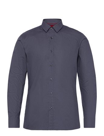 Elisha02 Designers Shirts Casual Blue HUGO