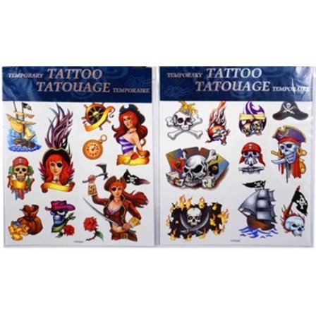 Tatueringar Tattoos Tattoo Pirat Döskallar Nr3