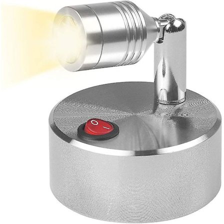 LED-spotlight Trådlös Batteridriven Vägglampa Varmvitt Ljus