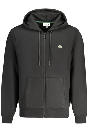 Lacoste Felpa Con Zip Uomo Nero