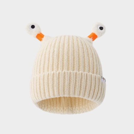 Strikkede Huer Beanie Hue BEIGE