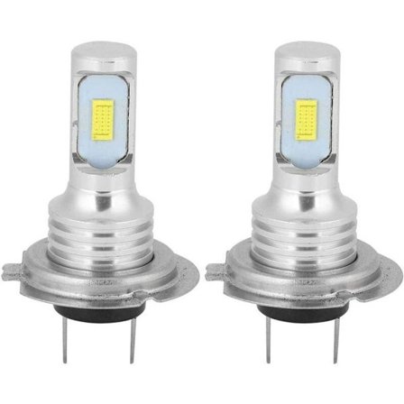 Sumuvalon polttimo, 2 kpl, 80 W, 6000 K, universaali H7 LED