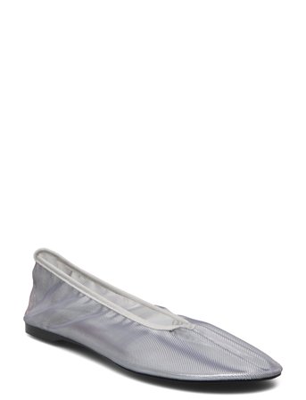 Mango | Semi-Transparent Mesh Ballet Flats | 38