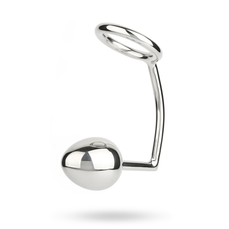 Mr. Steel Ass Hitch Egg 50mm/Ring 50mm - Vuxen.se - Stor butt plugg, stor dildo