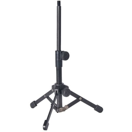 Mini bordstativ mikrofonstativholder med 3/8 tommers gjenger for møter, konferanser, taler og