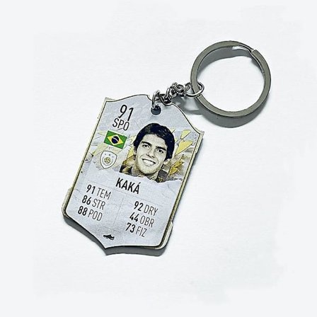 Football Club Keychain World Cup Akrylhänge Nyckelringskort 91