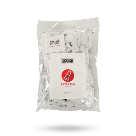 Extra Fun 100-pack kondomer - Vuxen.se - Kondom med textur, knottrig kondom
