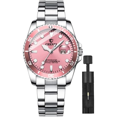 Damklocka Klassiskt Armband Rostfritt Stål Mesh Minimalistisk Enkel Slim Tunn Casual Klänning Vattentät Quartz Analog Klocka Dam Kvinnliga Armbandsur