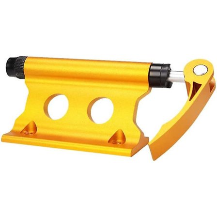 Pyörän säilytysteline, pyörän etuhaarukan pikakiinnitys