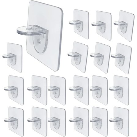 20 stk. Perforeringsfrie Garderobe Lagdelte Skillevegger Klistremerker