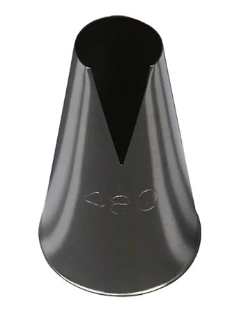 Silikomart Sprøjtetyll Bocchetta Ø15 H46 - Silver - Ø 1.5 CM