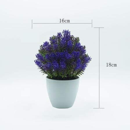 Konstgjord liten krukväxt furu Simulering Bonsai Planteringskruka