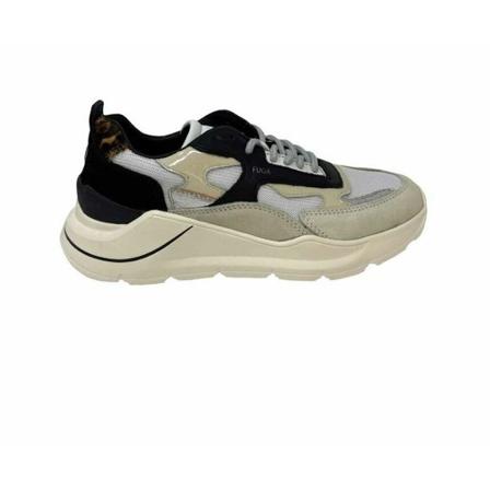 D.a.t.e., Sneakers Zwart, Dames, Maat:37 EU,leer