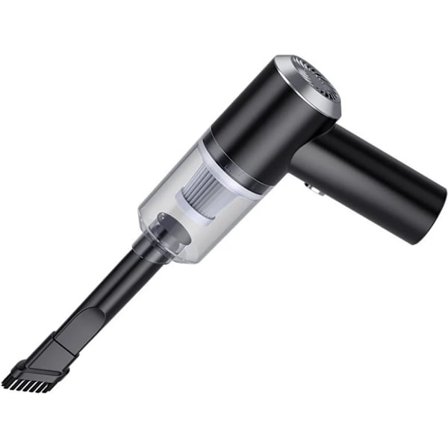 Bærbar støvsuger for bil 120W 6000Pa Høy effekt Innebygd LED-lampe Bærbar støvsuger for bil Hjemme Kontor Dyrehår