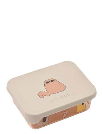 Liewood Ako Tritan Snack Box - Beige - ONE SIZE