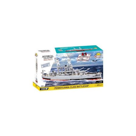 COBI 4842 - PENNSYLVANIA-KLASS SLAGSKIP 2in1 USS ARIZONA (BB-39) USS PENNSYLVANIA (BB-38)