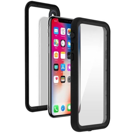 iPhone X och XS-fodral - Apple - Vattentät IP68 - Stötsäker - Skydd upp till 2m - Svart