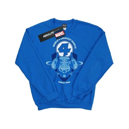 Marvel Herr Fantastic Four Fantasticar Sweatshirt 3XL Royal Blu