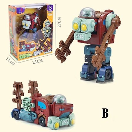 Nya Plants Vs. Zombies Actionfigurleksaker Modell Deformationsleksaker Presenter Till Barn