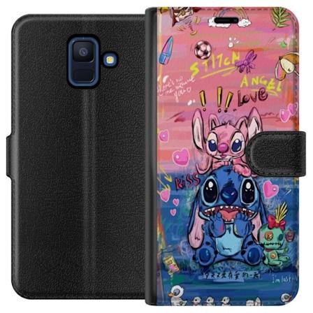 Samsung Galaxy A6 (2018) Lommeboketui Stitch kunst