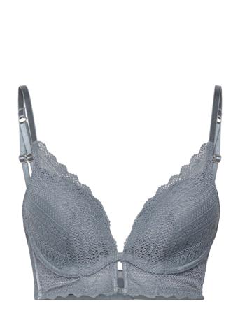 Chynna Pp Ll Lingerie Bras & Tops Plunge Bras Harmaa Hunkemöller