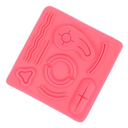 Silikone Falsk Hud Sutur Genanvendelig Kirurgisk Sutur Kit Pad Medicinsk Praksis Traumatisk Sår Simulation Træning Undervisningsmodel