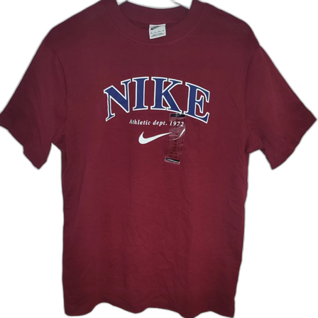 Nike vinröd oversized T-shirt