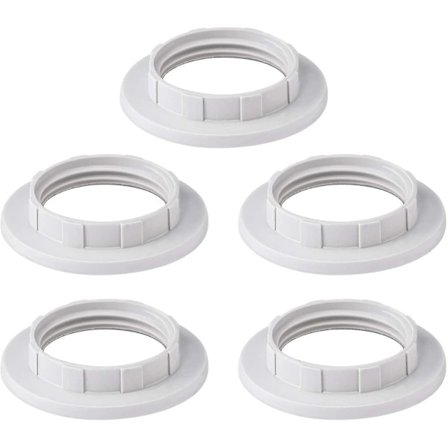 2023 Pack Of 10 Shade Adapter Rings E27 Lamps